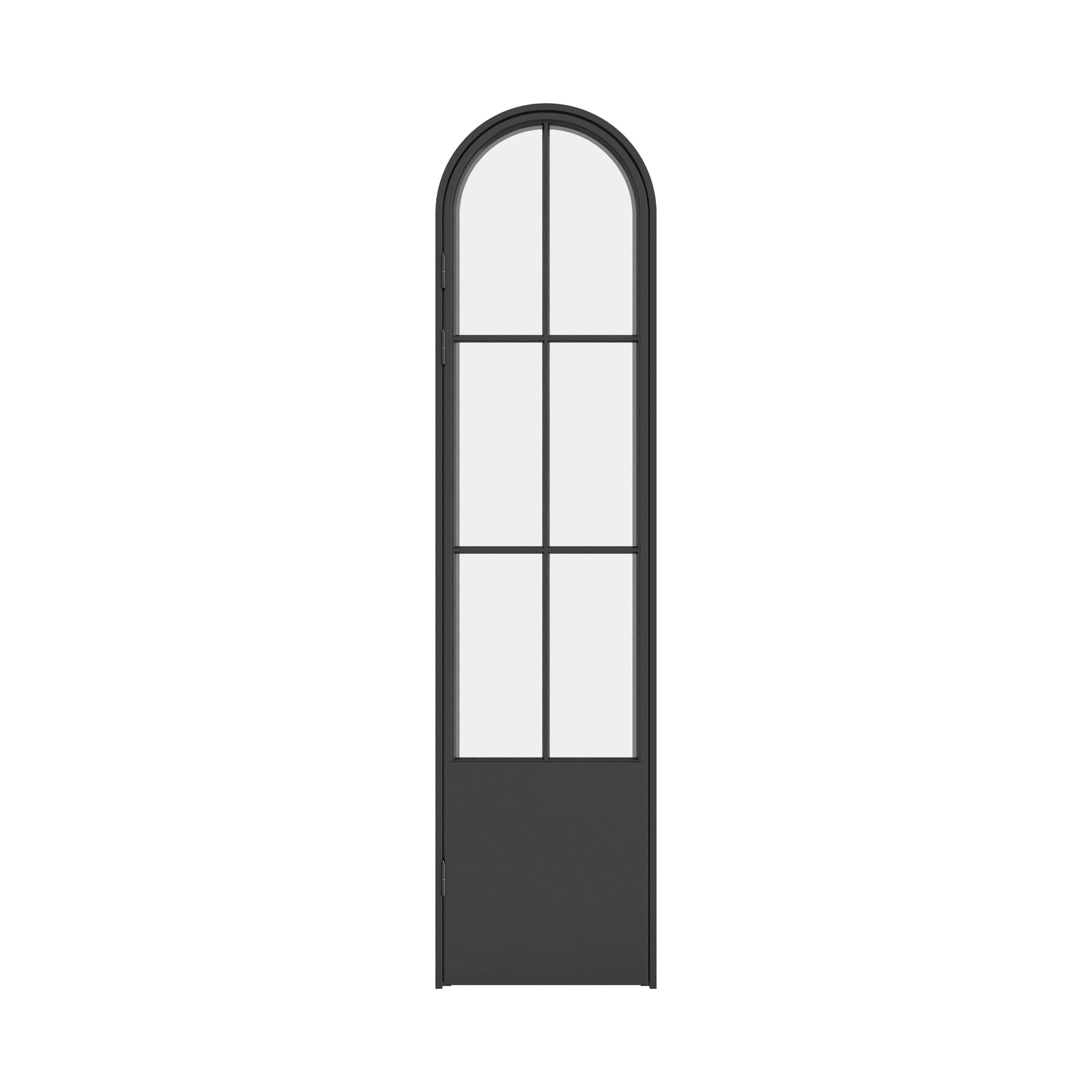 Air 5 pantry steel door with kickplate and full arch panel using cold-rolled steel slim profiles