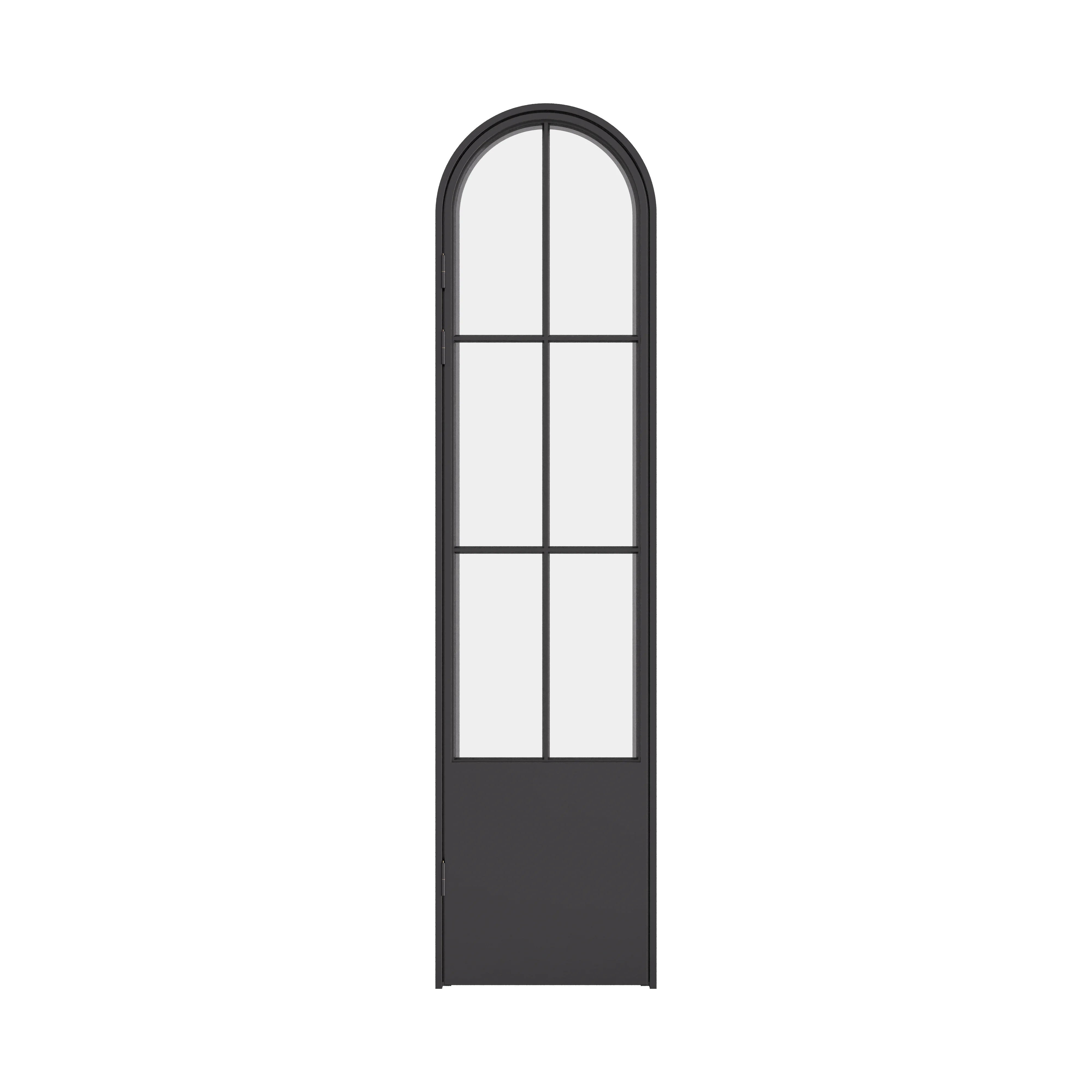 Air 5 pantry steel door with kickplate and full arch panel using cold-rolled steel slim profiles