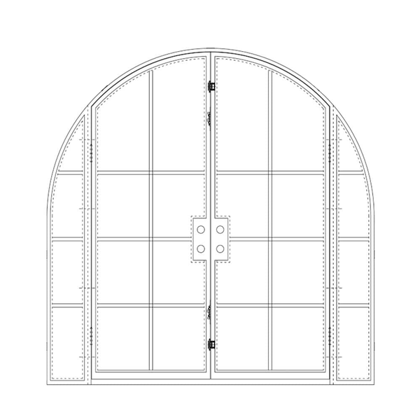 Air 5 with Thermal Break and Side Windows - Double Full Arch | Standard Sizes