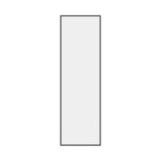 Fixed steel side window panel with slim architectural frame and glass