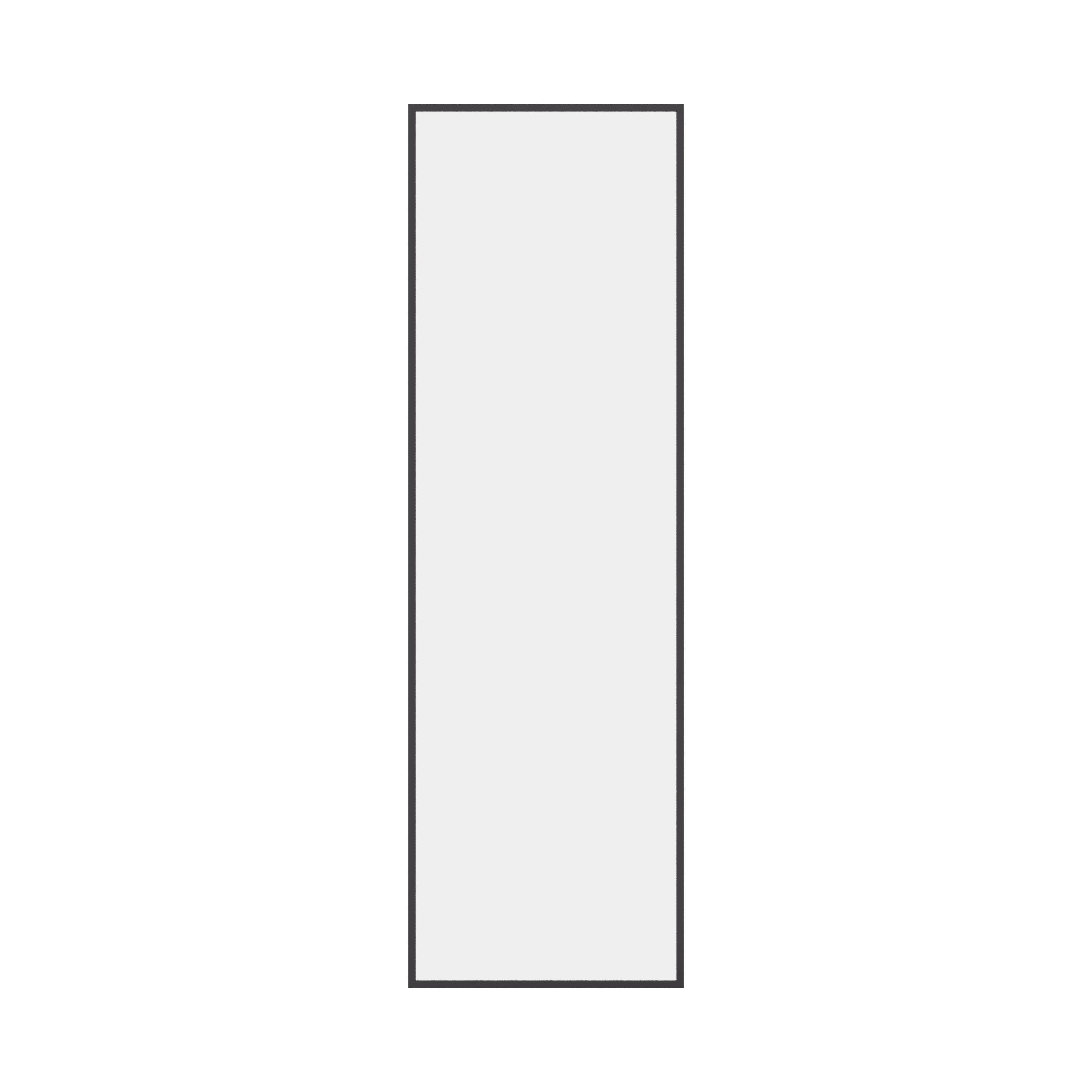 Fixed steel side window panel with slim architectural frame and glass