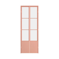 Air Pantry with Kickplate - Double Flat in Sunset Pink
