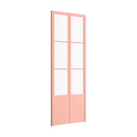 Air Pantry with Kickplate - Double Flat in Sunset Pink