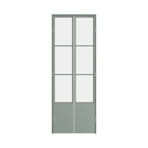 Air Pantry with Kickplate - Double Flat in Montecito Mint