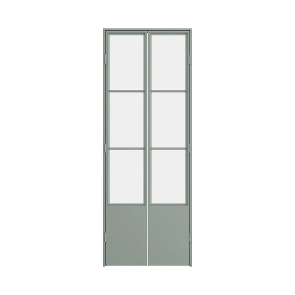 Air Pantry with Kickplate - Double Flat in Montecito Mint