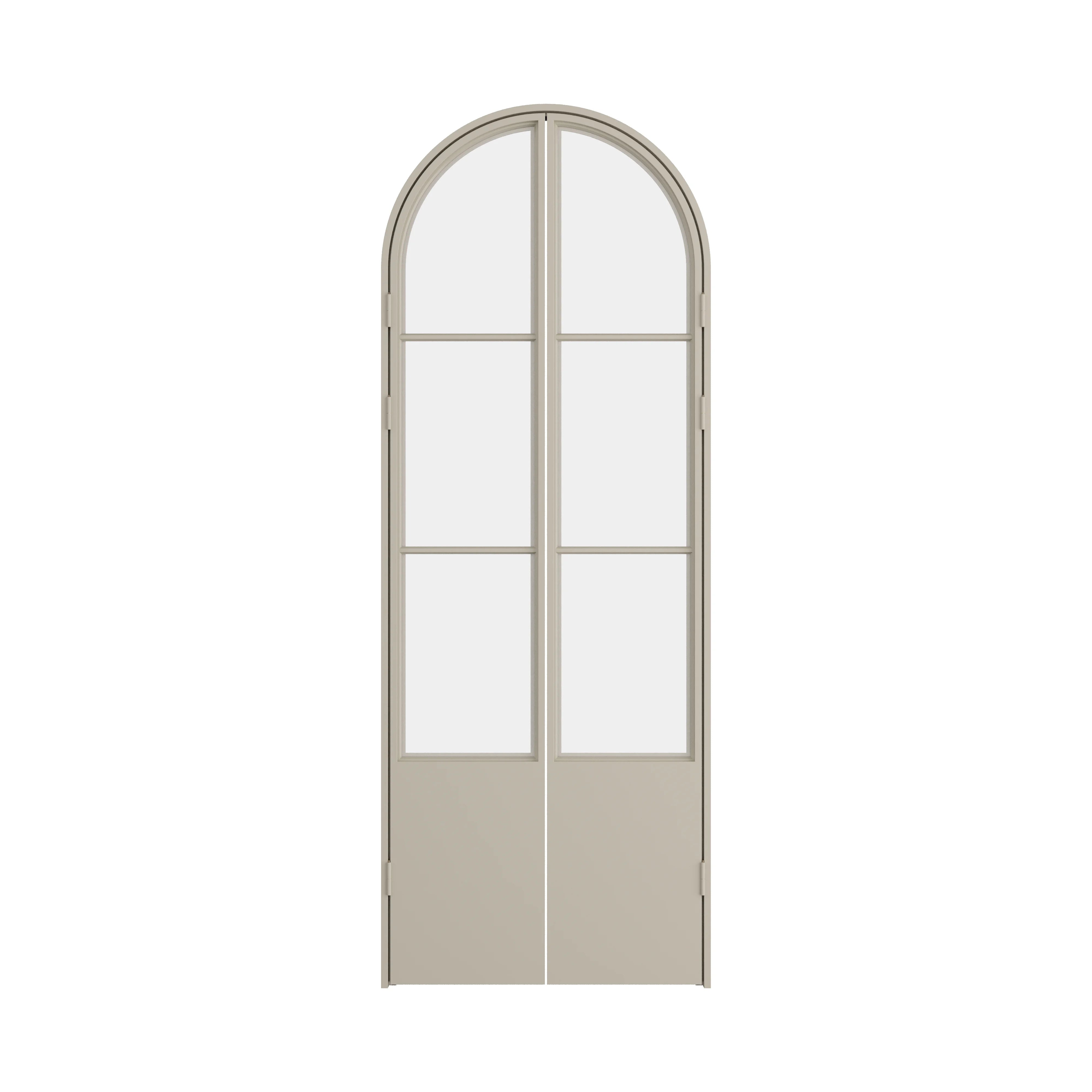 Air Pantry with Kickplate - Double Full Arch in Palm Desert Sand
