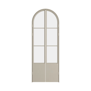 Air Pantry with Kickplate - Double Full Arch in Palm Desert Sand