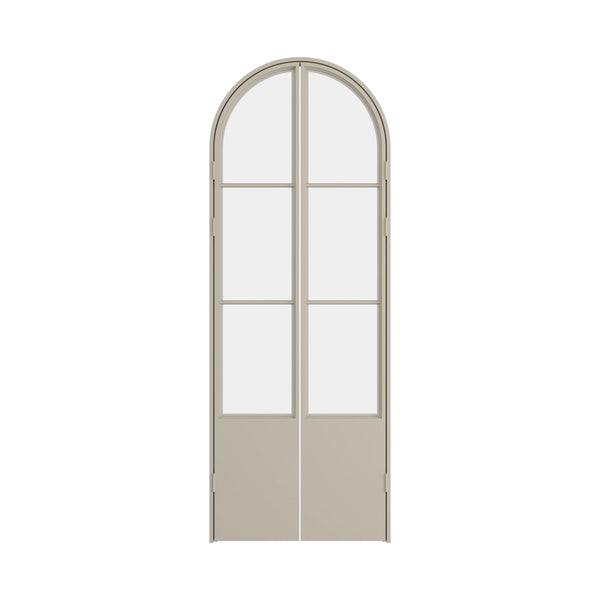 Air Pantry with Kickplate - Double Full Arch in Palm Desert Sand