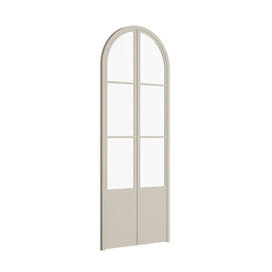 Air Pantry with Kickplate - Double Full Arch in Palm Desert Sand