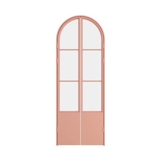 Air Pantry with Kickplate - Double Full Arch in Sunset Pink