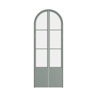 Air Pantry with Kickplate - Double Full Arch in Montecito Mint