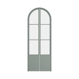 Air Pantry with Kickplate - Double Full Arch in Montecito Mint
