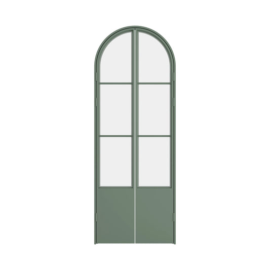 Air Pantry with Kickplate - Double Full Arch in Angeles Green