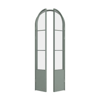 Air Pantry with Kickplate - Double Full Arch in Montecito Mint