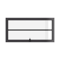 Air Window 0V 1H with Thermal Break and Ring Pull - Awning Landscape | Standard Sizes