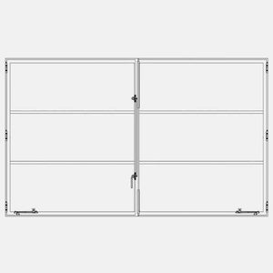 AIR WINDOW 0V 2H - DOUBLE CASEMENT LANDSCAPE