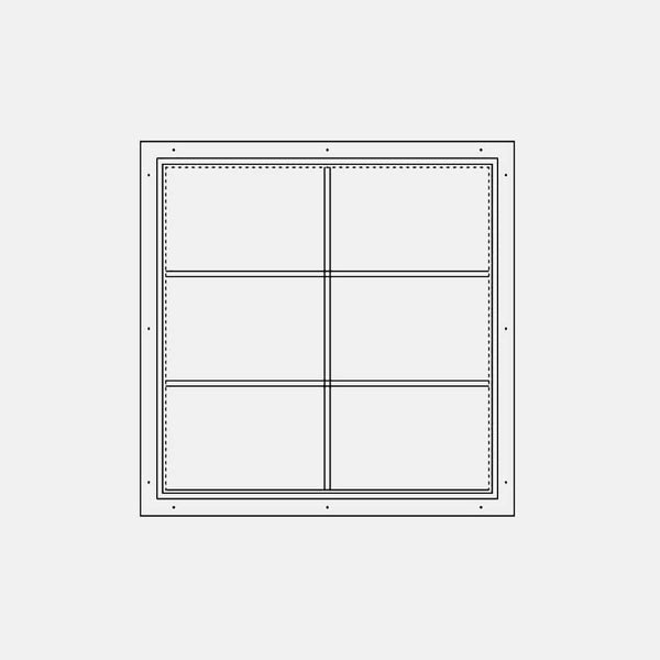 Air Window 1V 2H - Fixed Square