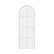 Air 5 single full arch interior door white finish with modular construction