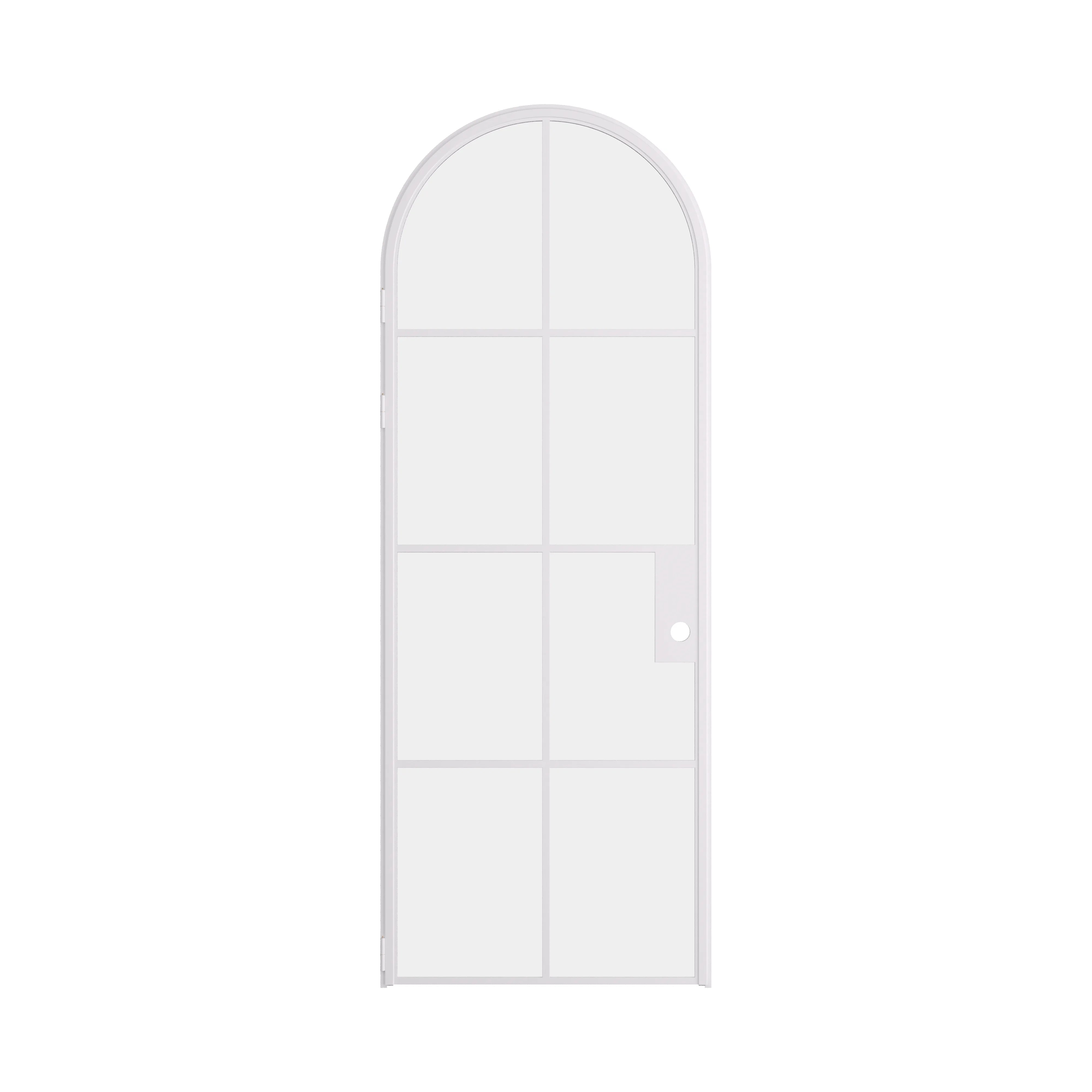 Air 5 single full arch interior door white finish with modular construction