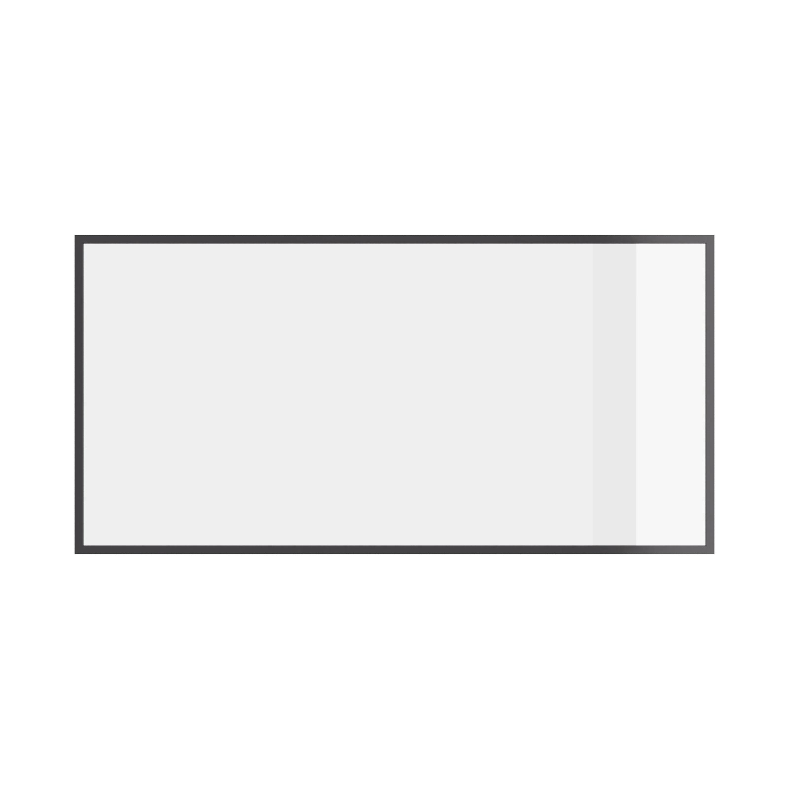 Flat top interior steel window panel, hot-rolled steel frame with narrow sightlines