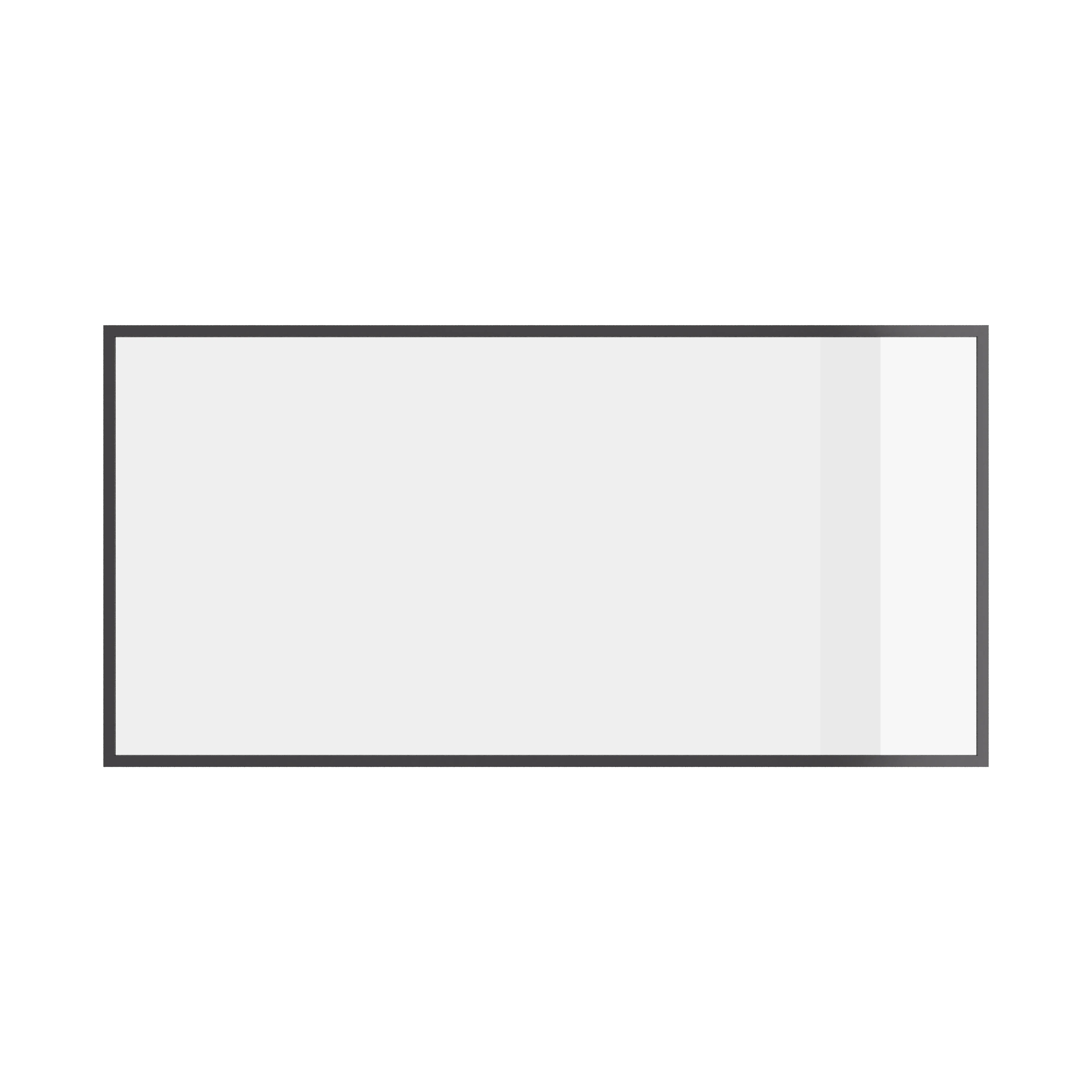 Flat top interior steel window panel, hot-rolled steel frame with narrow sightlines