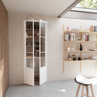 Air Pantry with Kickplate - Double Flat in White