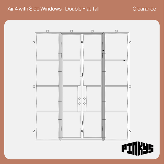 Air 4 with Side Windows - Double Flat | Clearance