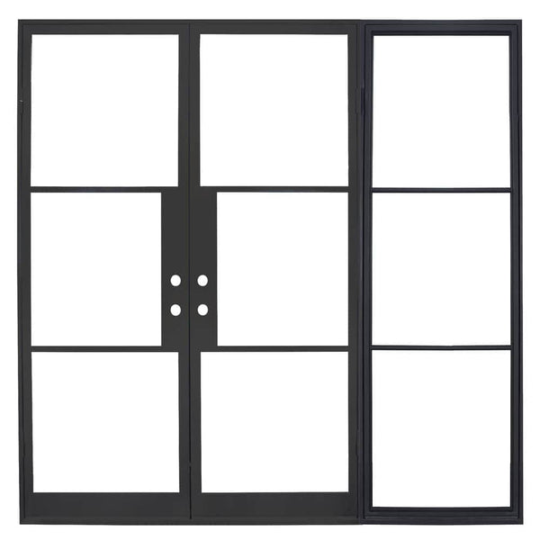 Air 4 with Thermal Break and Right Side Window - Double Flat | Standard Sizes