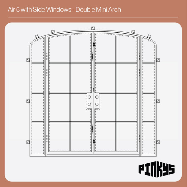 Air 5 with Side Windows - Double Mini Arch | Standard Sizes