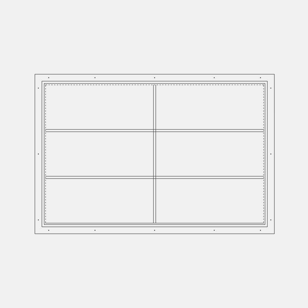 Air Window Single Fixed Rectangle