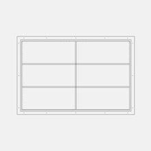 Load image into Gallery viewer, PINKYS Air 7 Single Rectangle Fixed Steel Window