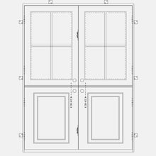 Load image into Gallery viewer, PINKYS Air Dutch - Double Flat steel door