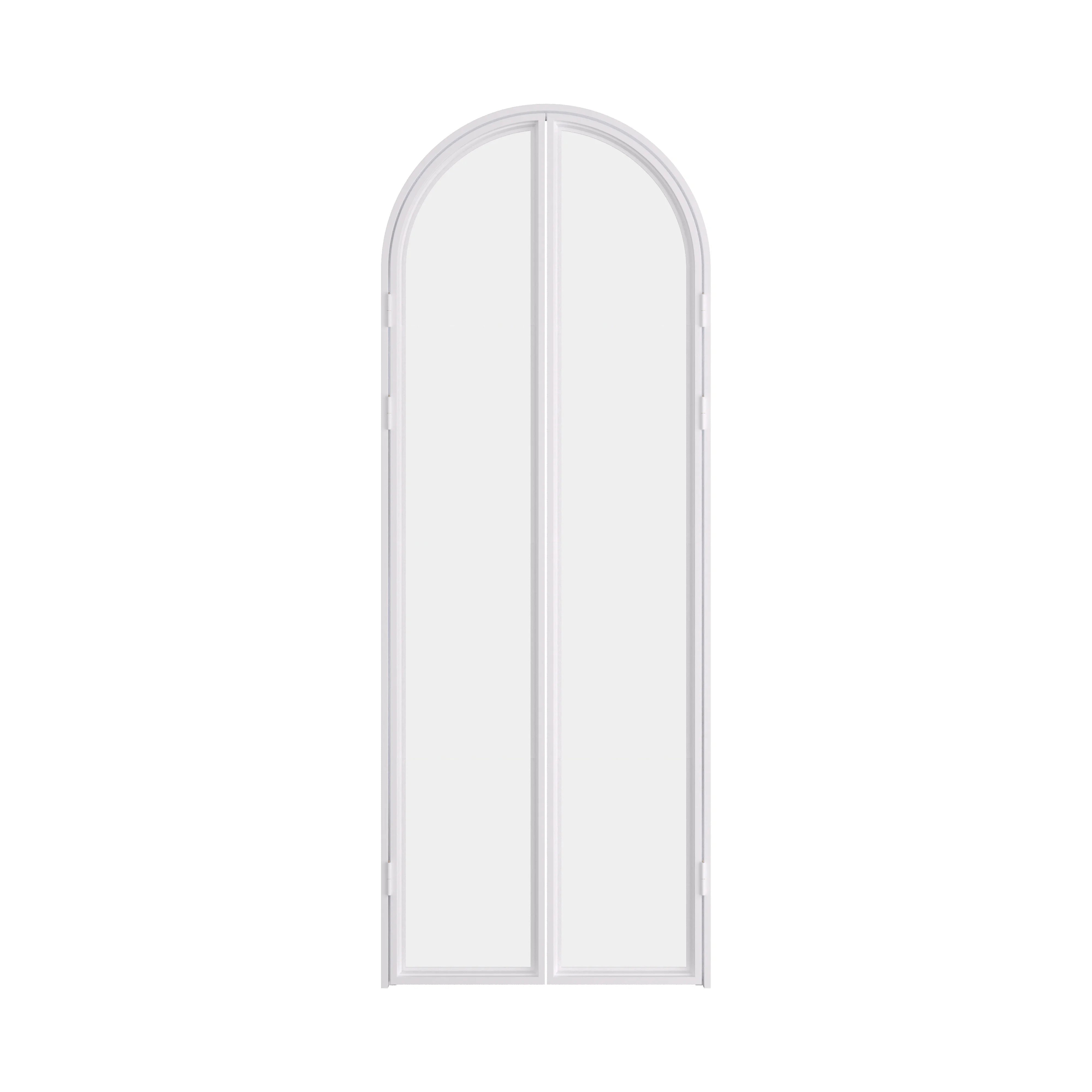 Interior steel pantry door with clean lines and clear architectural glass