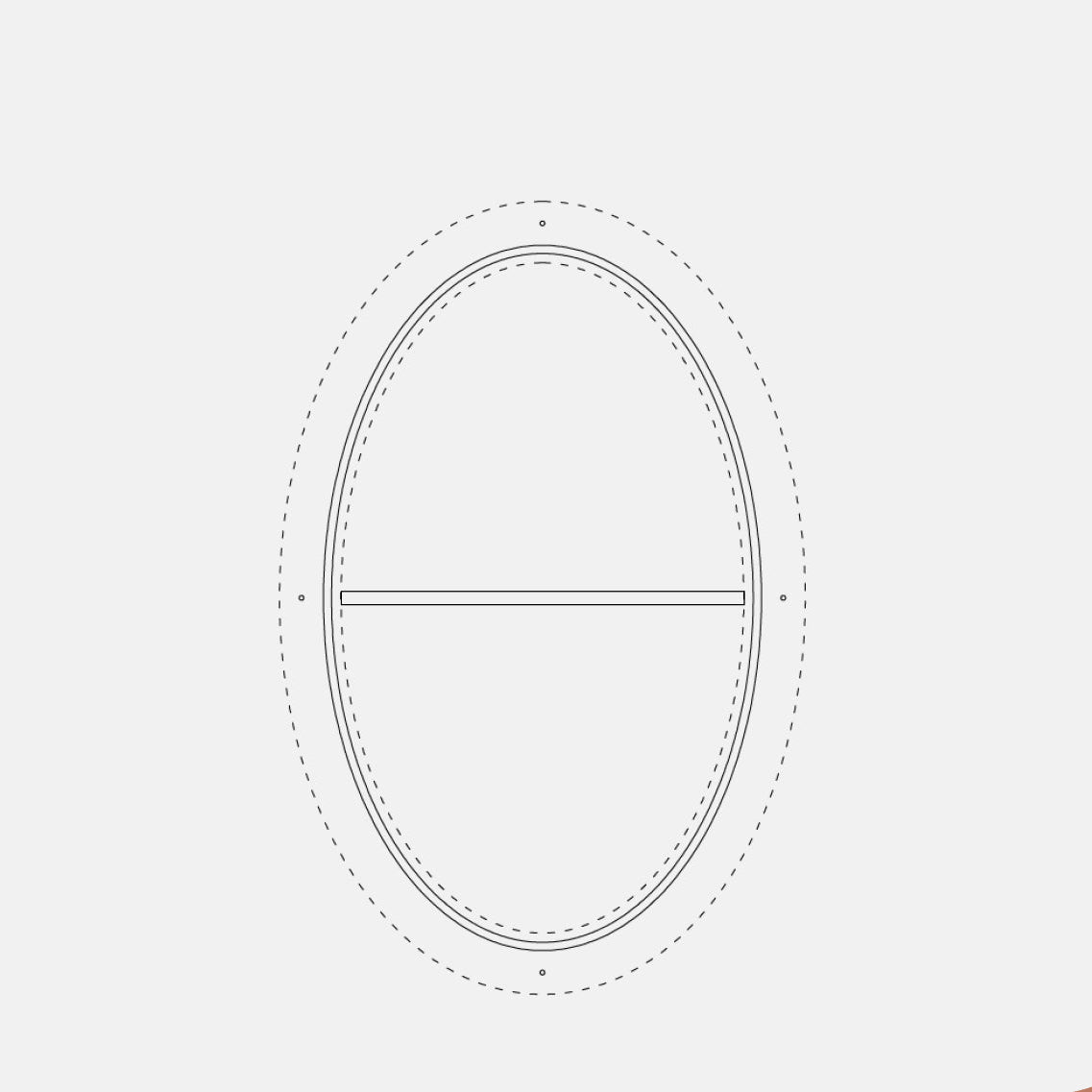 thermally broken oval steel window with 0V 1H grid and insulated low-e glass