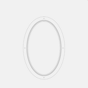 thermally broken oval steel window with dual pane low-e glass