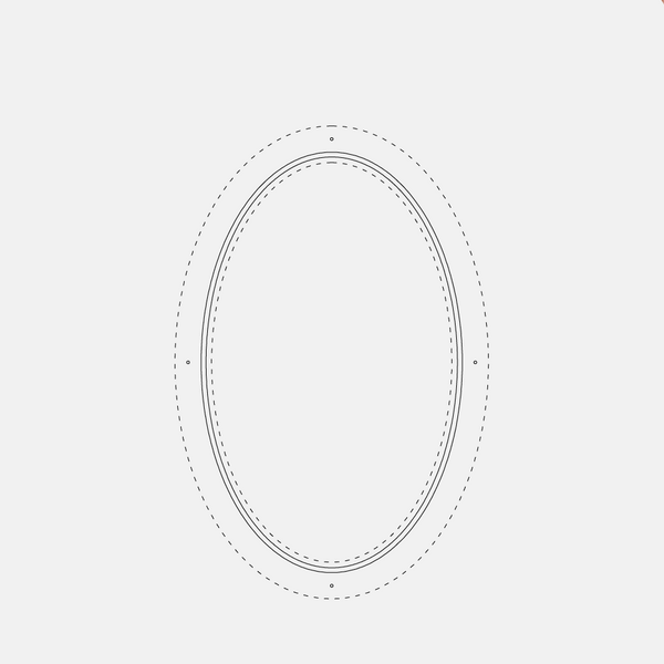 thermally broken oval steel window with dual pane low-e glass