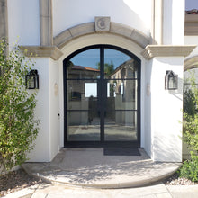 Load image into Gallery viewer, Arch Top Double Steel Entry Doors