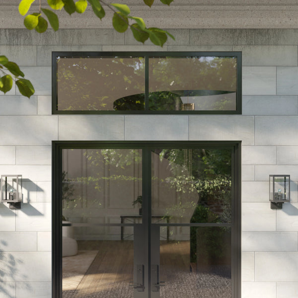 Air 4 modern flat top window with slim frame and architectural styling