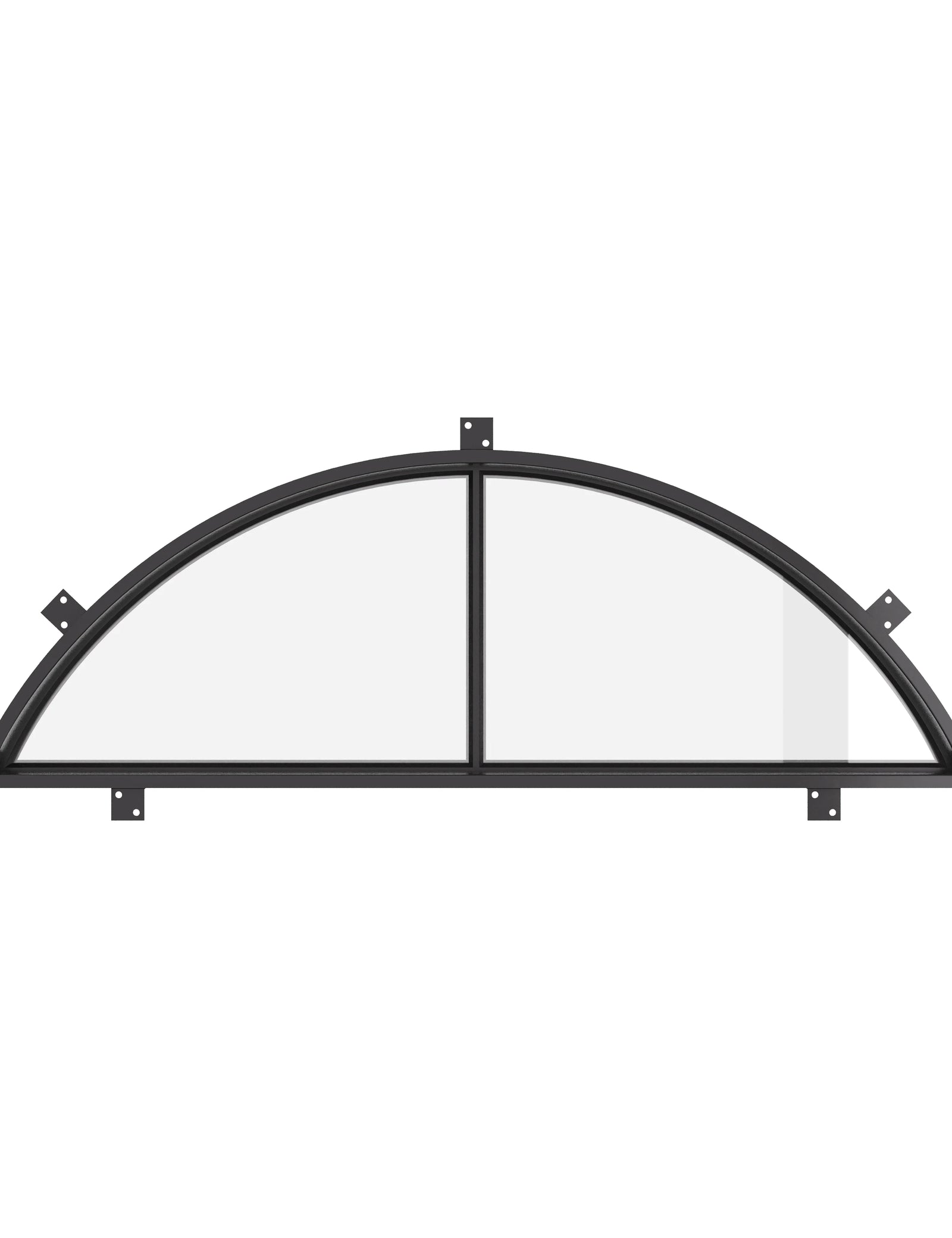 Air 4 full arch top window exterior steel door, slim frame and tempered glass