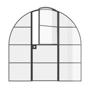 Air 4 Dutch full arch OTTOSTUMM steel door with flanking glass panels