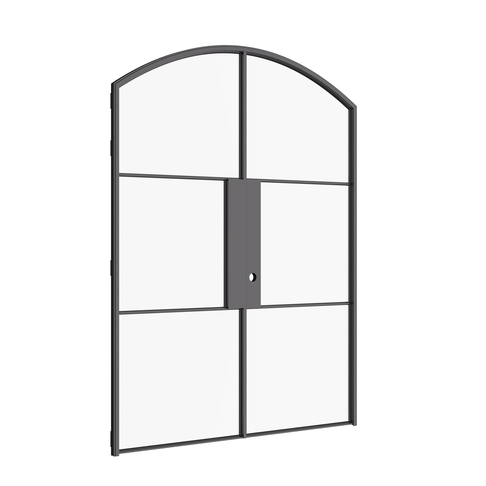 Air 4 classic arch double steel doors with sturdy frame and balanced proportions