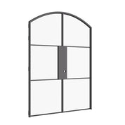 Air 4 classic arch double steel doors with sturdy frame and balanced proportions