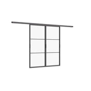 Air 4 dual sliding doors with clean grid layout and modern look