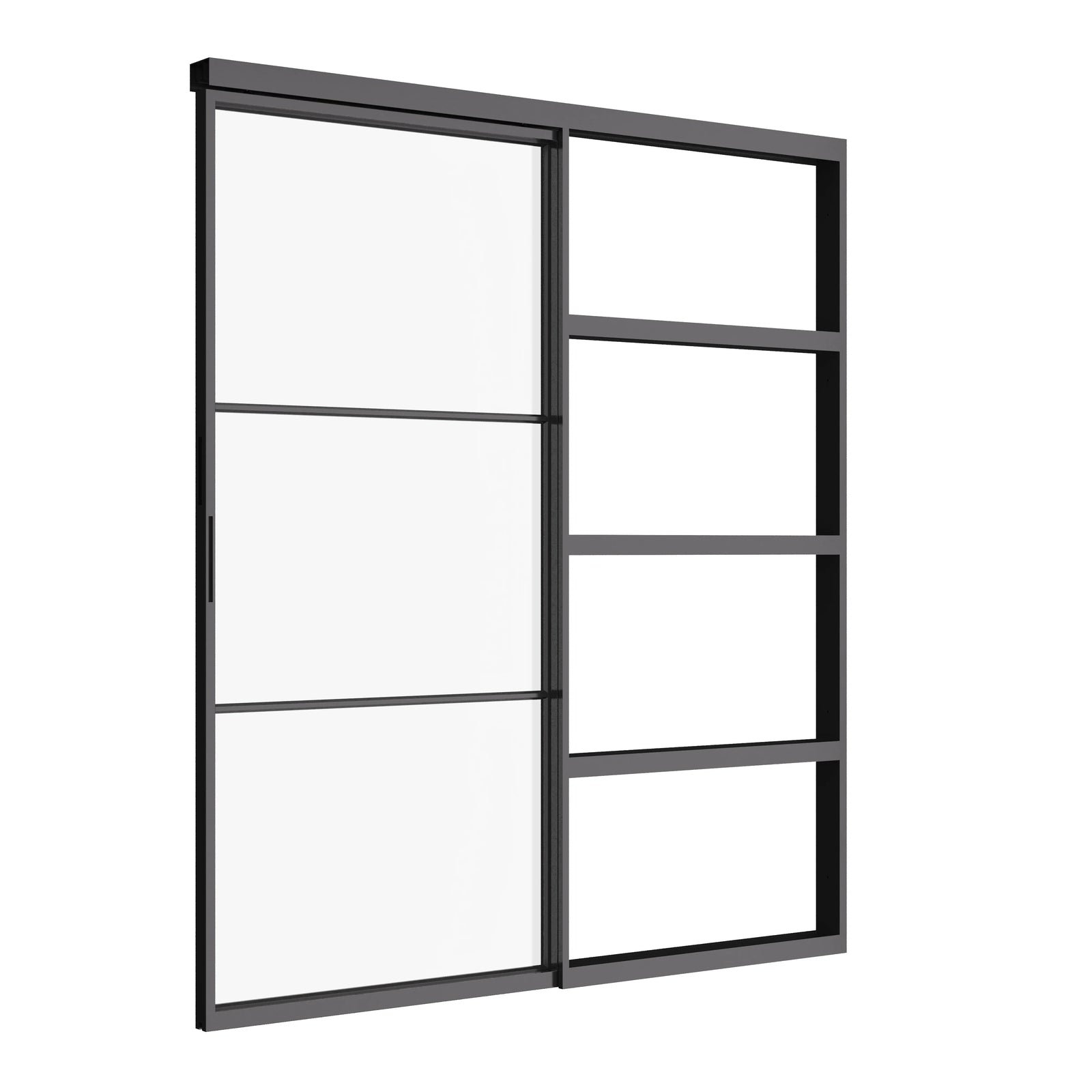 Air 4 single flat pocket slider with sleek metal frame and modern styling