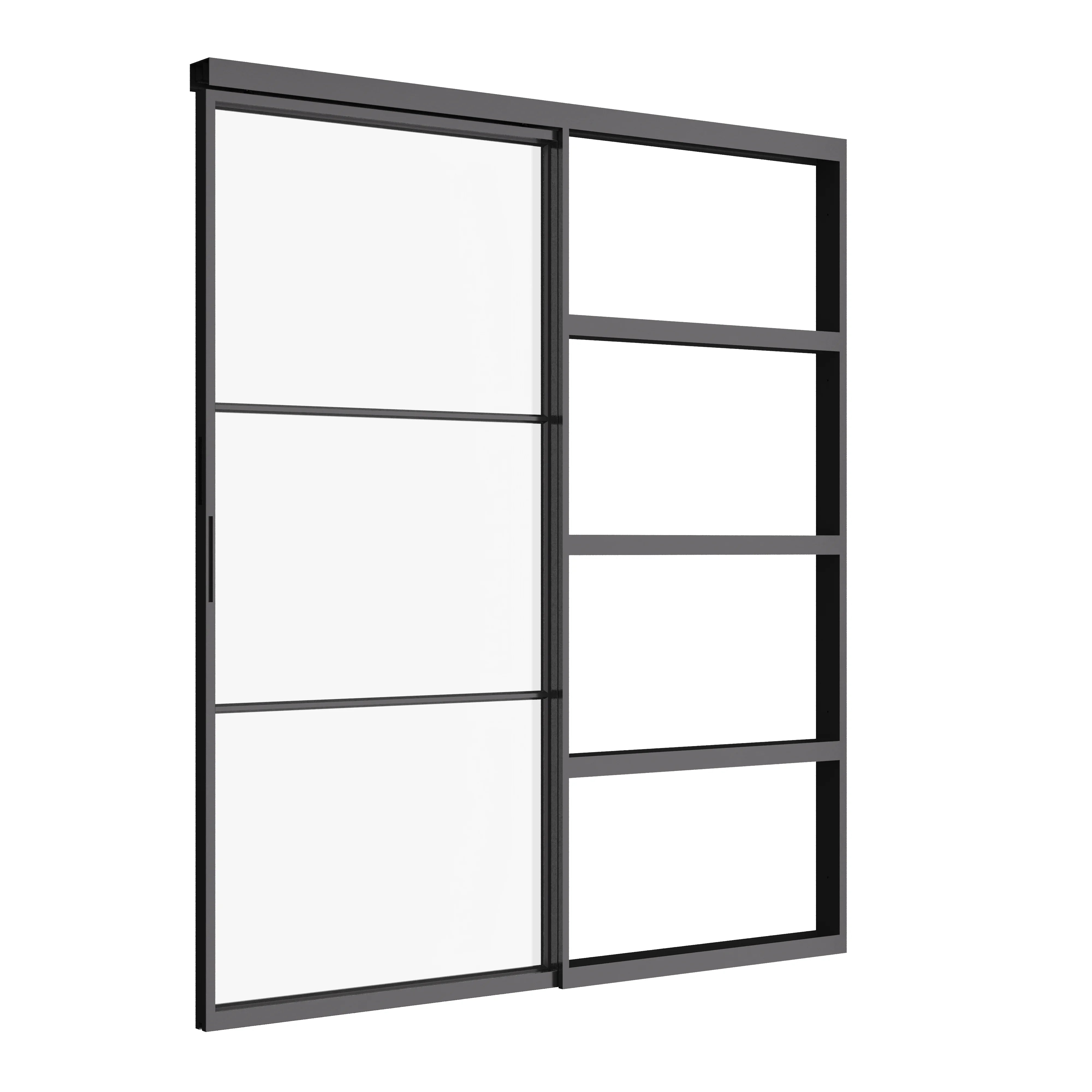 Air 4 single flat pocket slider with sleek metal frame and modern styling