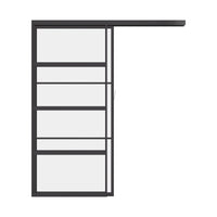 Air 4 Interior - Pocket Top Track Slider - Single Flat | Standard Sizes by Pinky’s Iron Doors — home doors, view 4