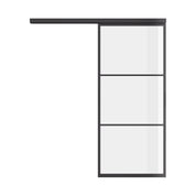 Air 4 single flat top track slider with slim frame and modern glass layout