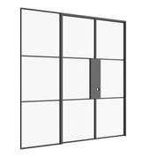 Air 4 flat top double doors with right side window in durable steel