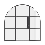 Air 4 elegant full arch door with flanking windows and narrow profile