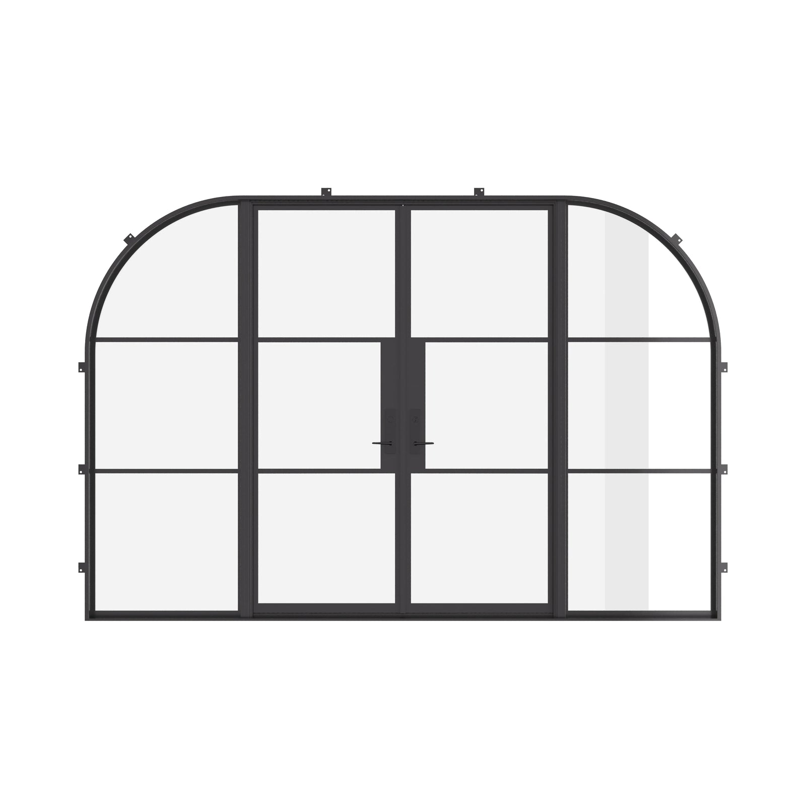 Air 4 double doors with classic grid layout